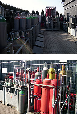 Westfalen Gas AG - Gaslager der Firma Martin Emde in Waldeck - Höringhausen 